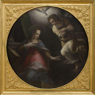 Ismét a szegedi Móra Ferenc Múzeum dísztermében látható Giorgio Vasari Angyali üdvözlet című festménye.