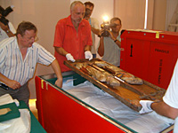 Augusztus 14-én, csütörtökön megérkezett a Móra Ferenc Múzeumba a világhírű kassai gótikus műkincs gyűjtemény.