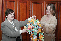 Magyar Anna origami madarakkal