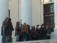 Folyamatosan telt ház volt március 15-én a szegedi Móra Ferenc Múzeumban.