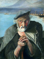 Csontváry: Öreg halász festmény