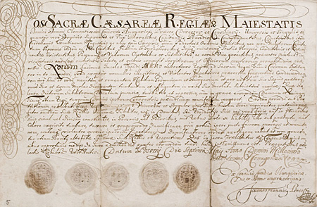 A pozsonyi magyar kamara telepítők levele: 1699. május 7.