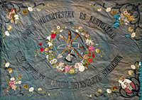 Kertész egyesületi zászló