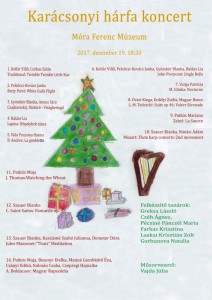 2017-12-19 plakat of hárfa karacsonyi koncert (a4)